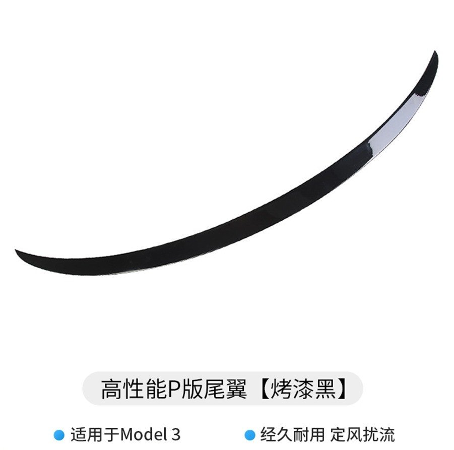 Model 3 high-performance tail [Paint black]